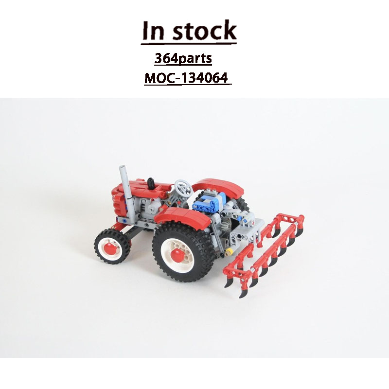Urban Farming Usa - MOC-134064 Urban Farm Landbouw Retro Tractor