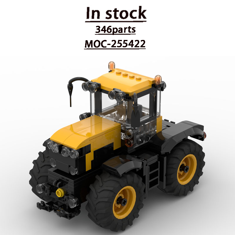 Urban Farming Usa - MOC-255422 Stedelijke boerderij Landbouwtractor Bouwsteenmodel 346