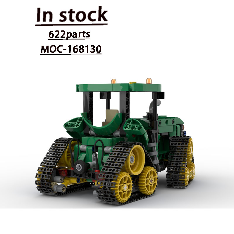 Urban Farming Usa - MOC-168130 Nieuwe Stedelijke Boerderij Landbouwtractor Bouwsteenmodel
