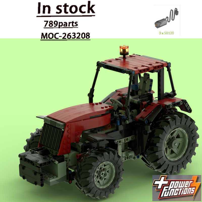 Urban Farming Usa - MOC-263208 Nieuwe Urban Farm Rode Tractor