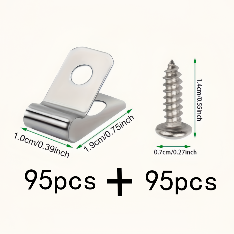 95 clips + 95 spijkers, roestv - Urban Farming Usa recensie en prijs